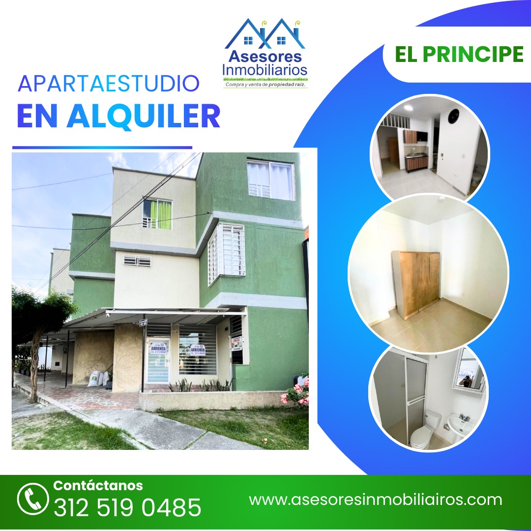 🏡 Apartaestudio en arriendo – Barrio Príncipe, Tuluá
